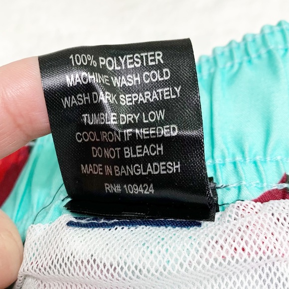 ❗️LAST PAIR❗️ Jake Austin Hot Pepper Swim Trunks - Picture 6 of 6